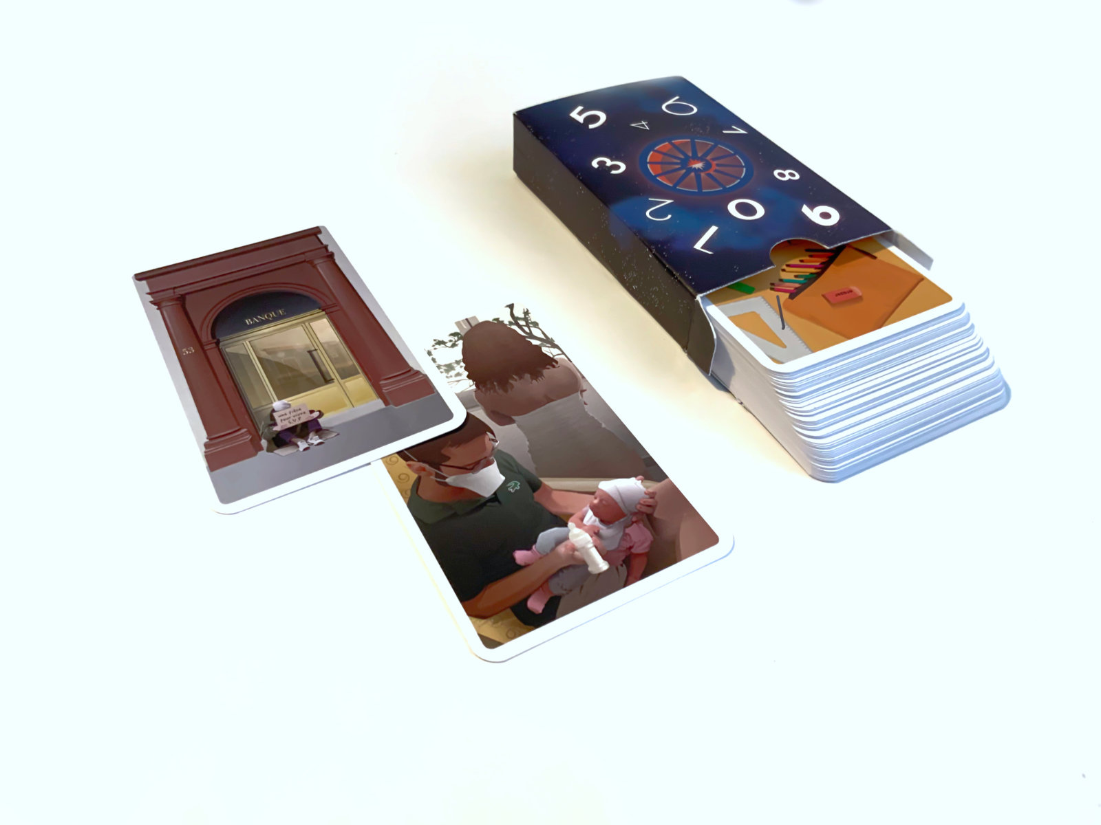 Paquet de cartes avec boite Oracle de Sophia